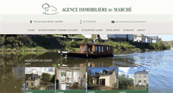 Desktop Screenshot of agencedumarche.fr